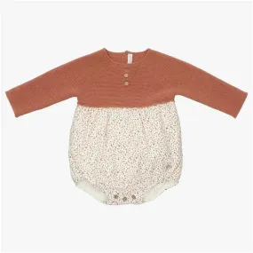 Martin Aranda - Baby Girl Short Romper Potter, Arcilla