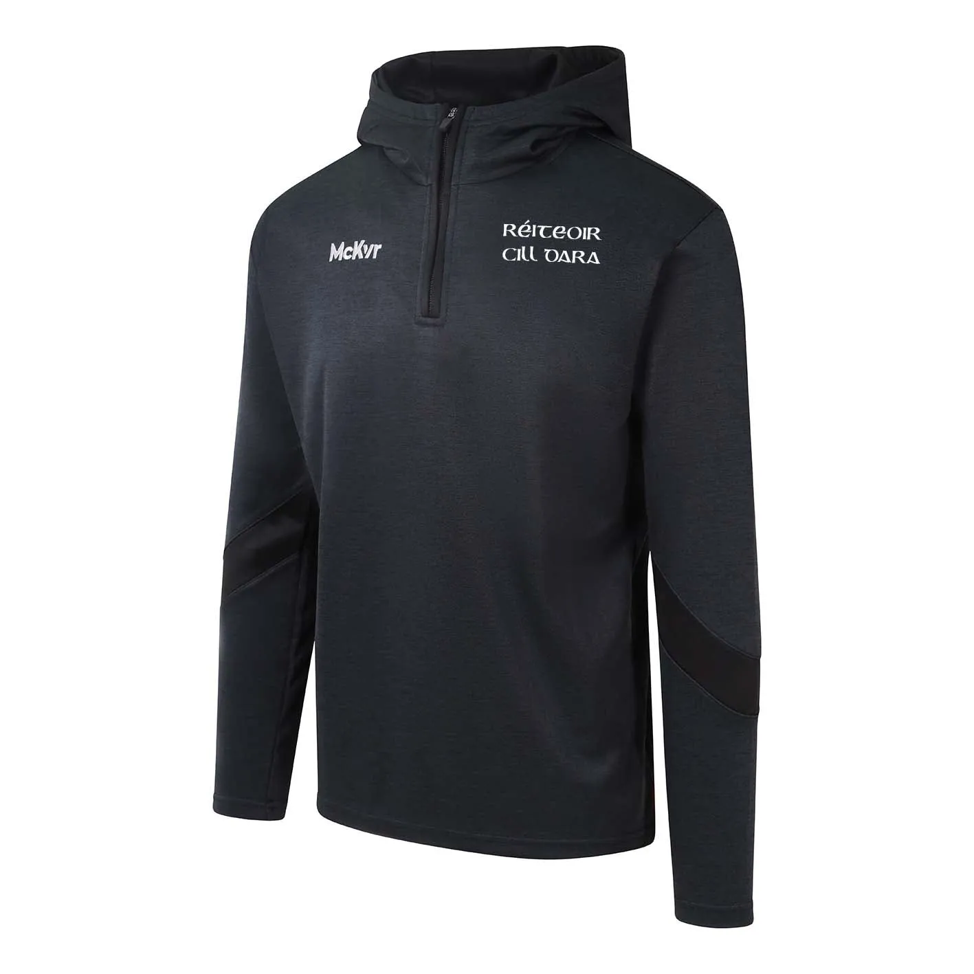 Mc Keever Kildare LGFA Referee Core 22 1/4 Zip Hoodie - Youth - Black