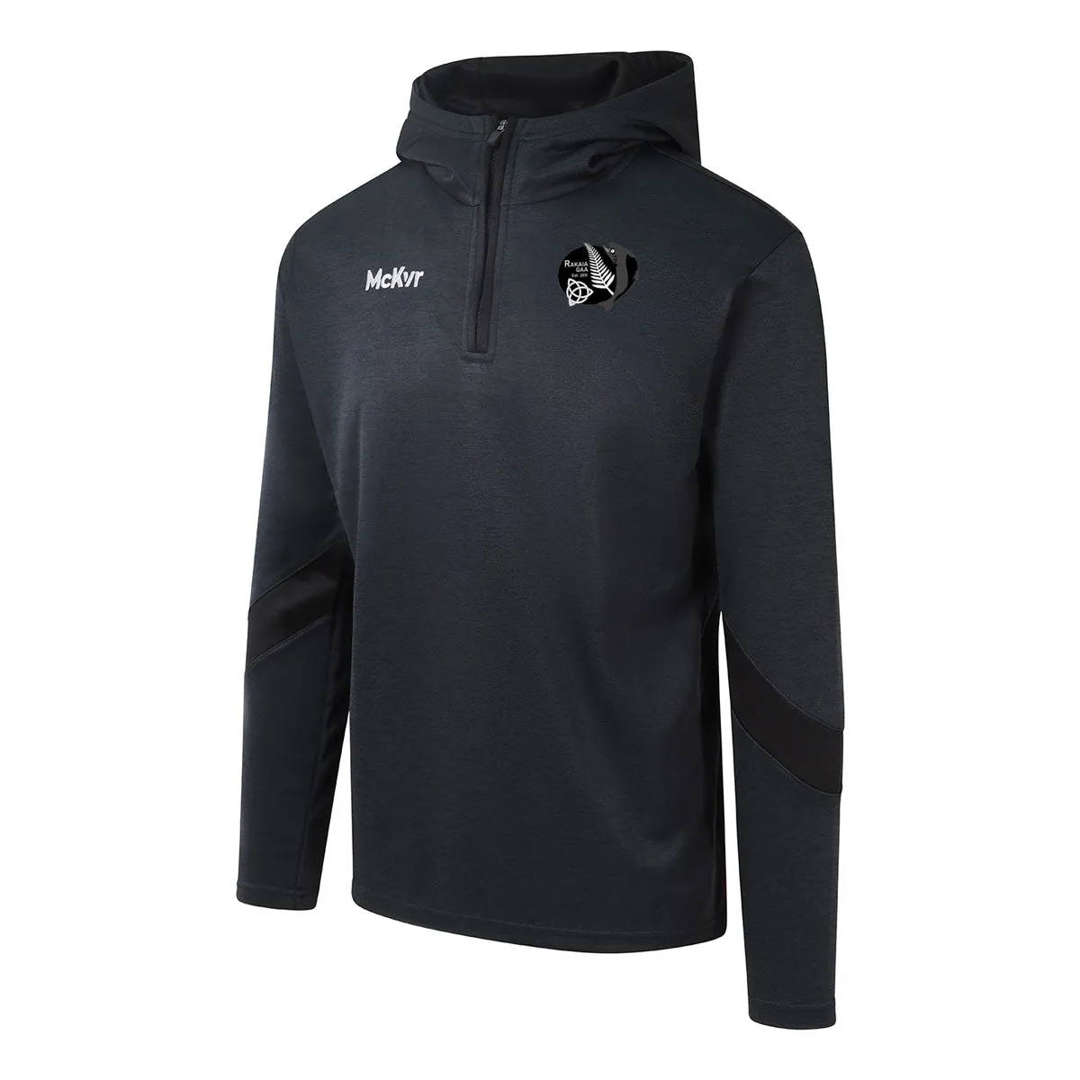 Mc Keever Rakaia GAA Core 22 1/4 Zip Hoodie - Adult - Black