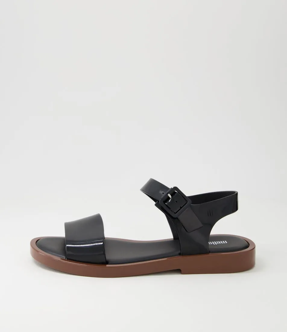 MELISSA Melissa Mar Sandal Ii Black Brown Pvc Sandals