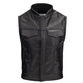 Men's Custom Leather Rebel Vest - Horizon Leathers