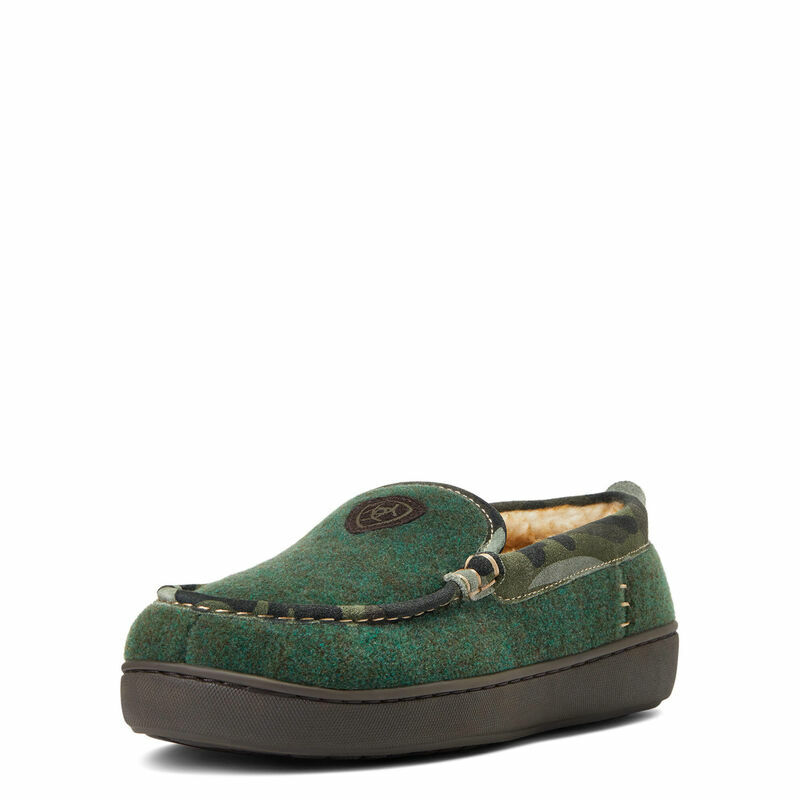 Men's Lost Lake Moccasin Slipper In Loden