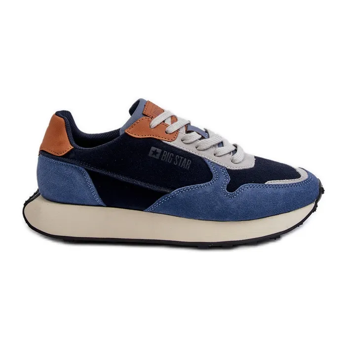 Men's Sneakers Memory Foam System Big Star NN174356 Navy Blue