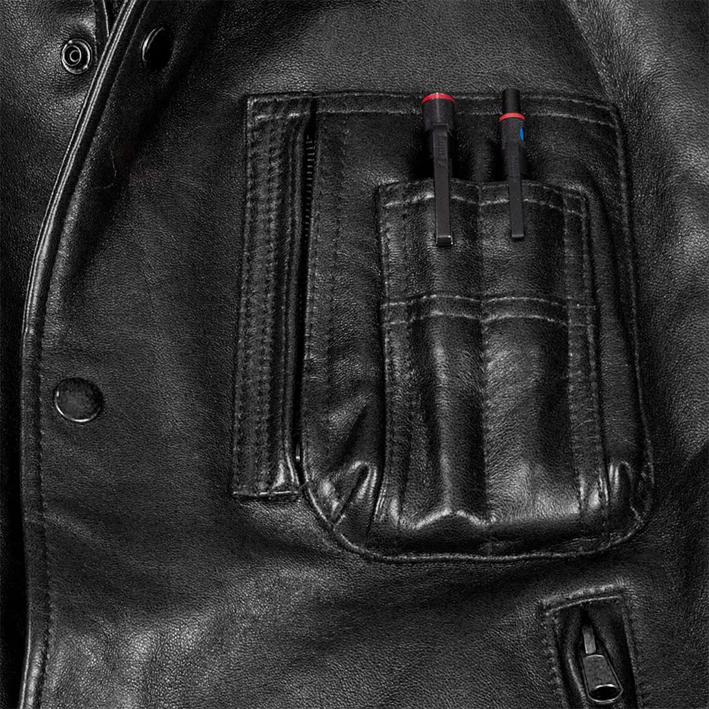 Men's Stearman Leather Vest - Vintage Lambskin | Cockpit USA