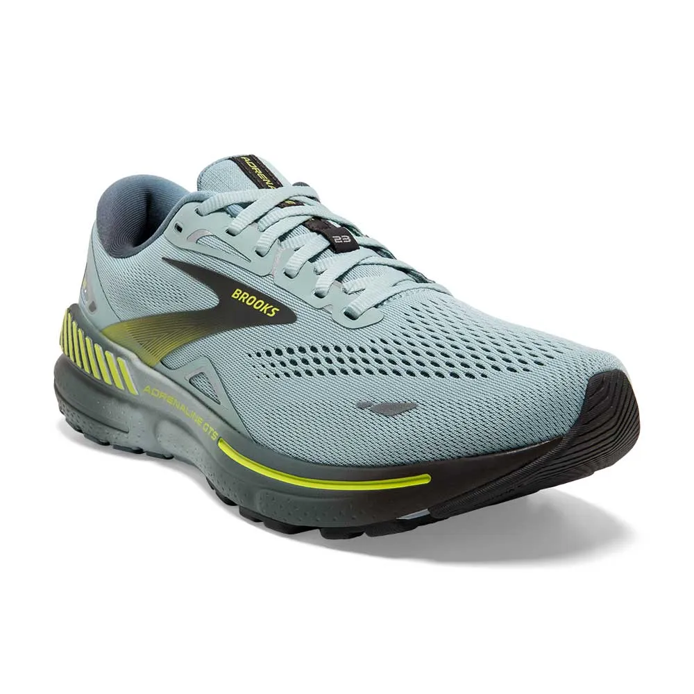 Men's Adrenaline GTS 23 Running Shoe - Cloud Blue/Goblin Blue/Lime - Regular (D)