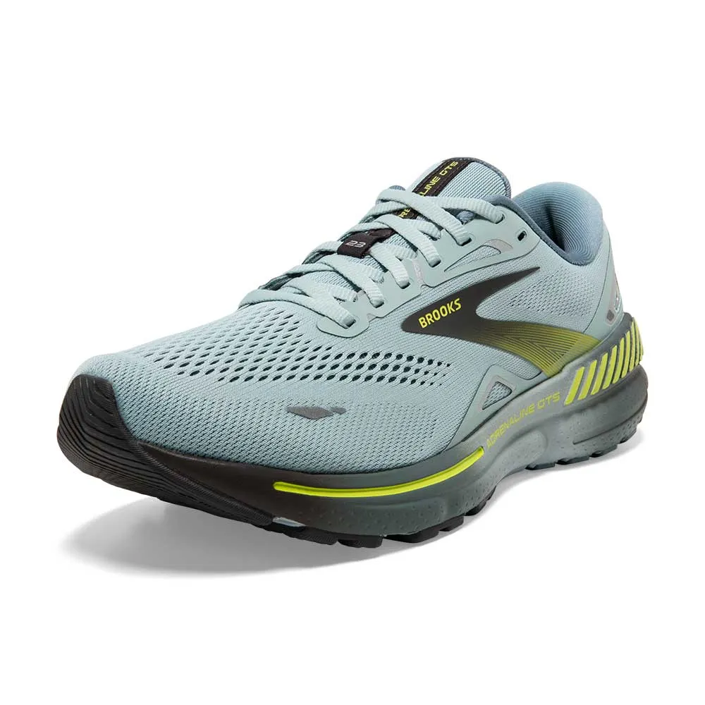 Men's Adrenaline GTS 23 Running Shoe - Cloud Blue/Goblin Blue/Lime - Regular (D)