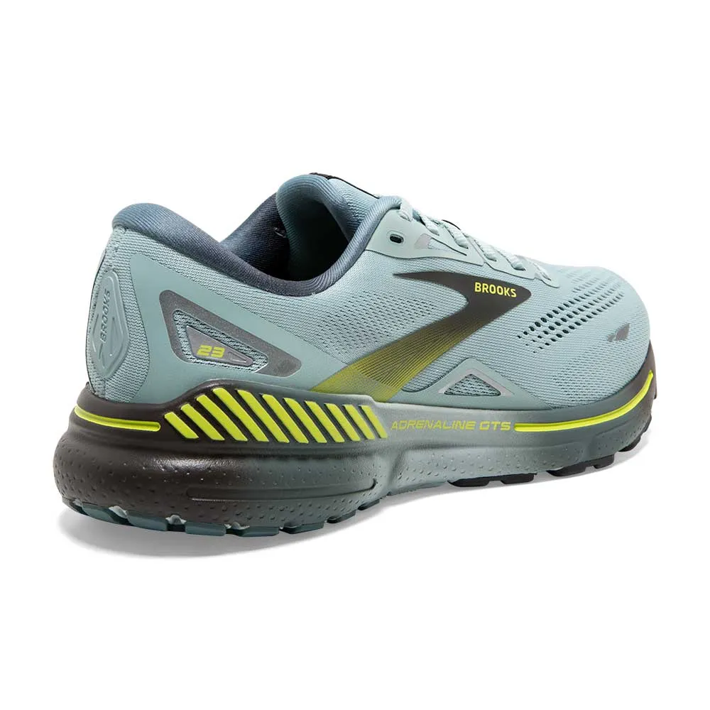 Men's Adrenaline GTS 23 Running Shoe - Cloud Blue/Goblin Blue/Lime - Regular (D)