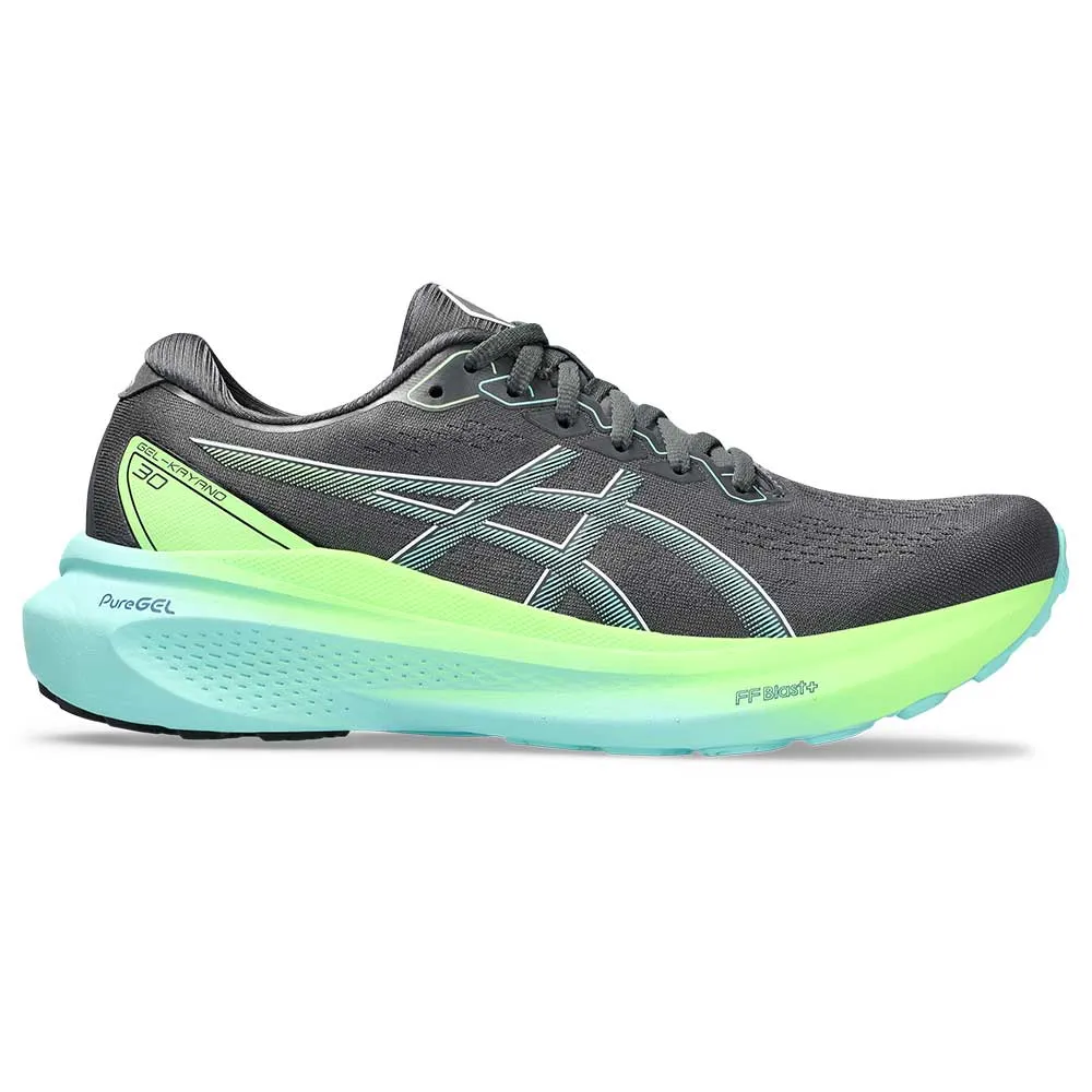 Men's Gel-Kayano 30 Running Shoe - Carrier Grey/Illuminate Mint - Regular (D)