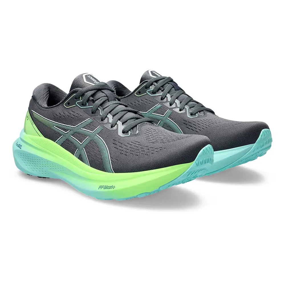 Men's Gel-Kayano 30 Running Shoe - Carrier Grey/Illuminate Mint - Regular (D)