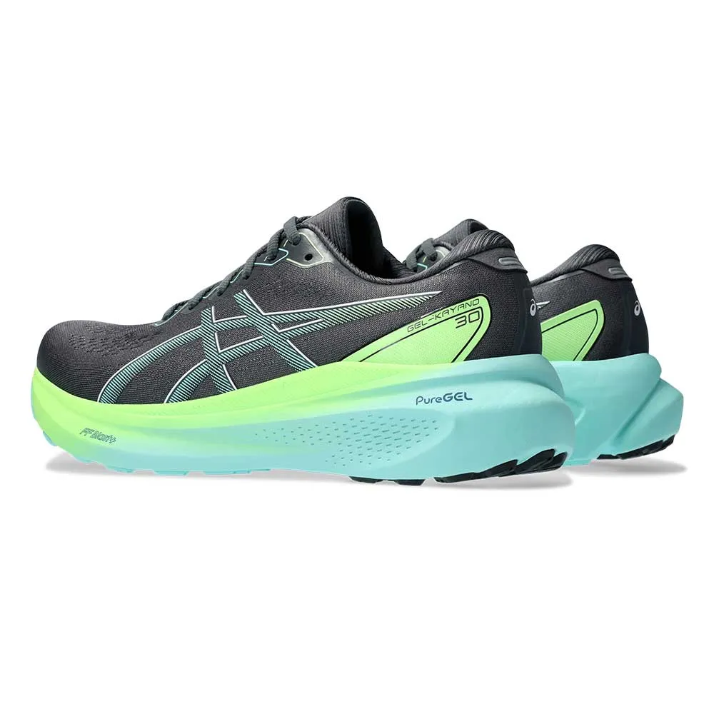 Men's Gel-Kayano 30 Running Shoe - Carrier Grey/Illuminate Mint - Regular (D)