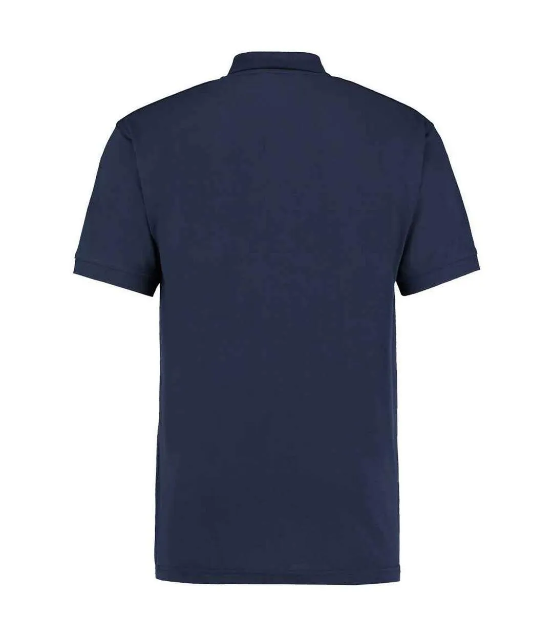 Mens workwear heather polo shirt navy Kustom Kit