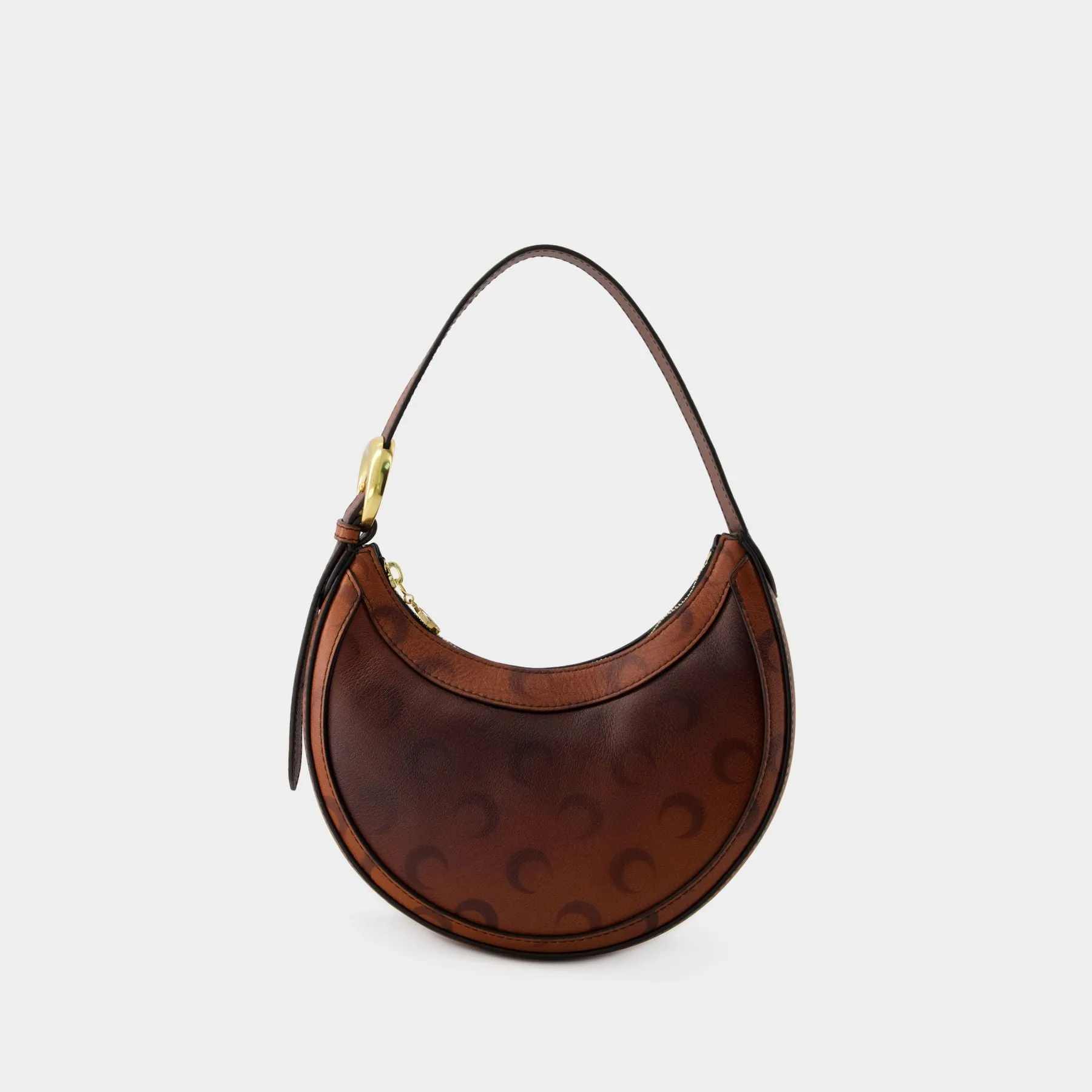 Mini Eclips Hobo Bag - Marine Serre - Leather - Brown