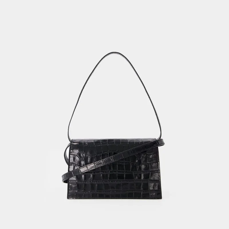 Mini Folder Bag - Coperni - Leather - Black