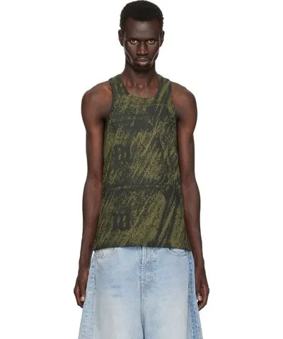 MISBHV Khaki Trapezoid Tank Top