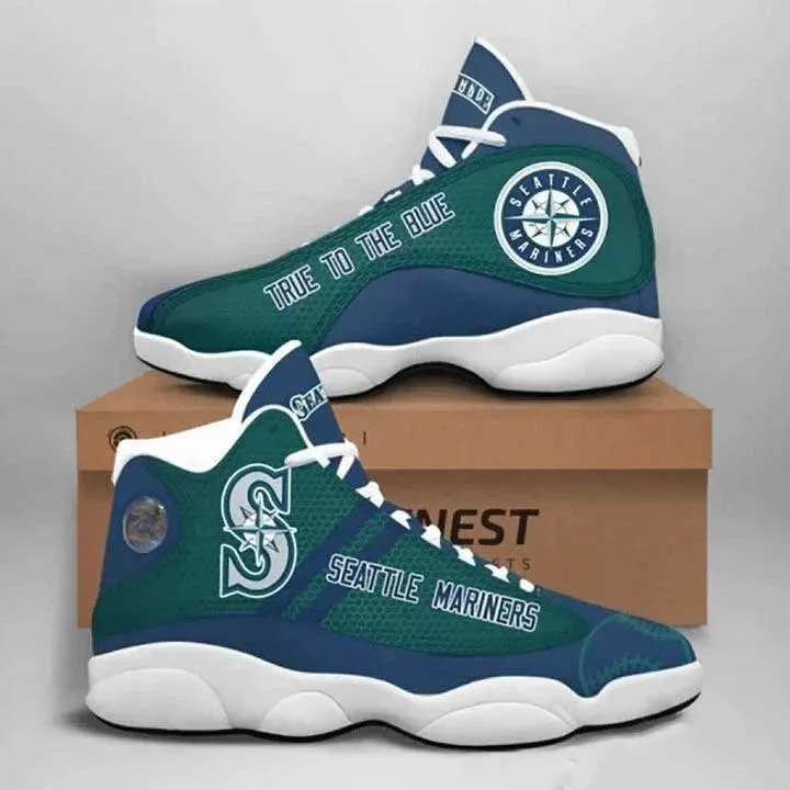 Mlb Seattle Mariners Teams Logo  JD13 Sneakers For Men Women