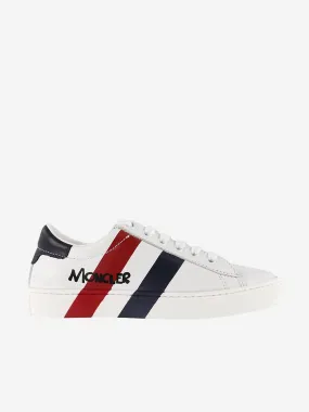 Moncler Enfant Moncler Leather Branded Trainers