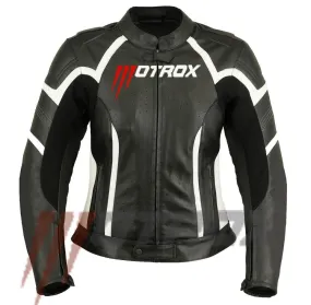 Motrox Ladies Leather Jacket Special Biker Chic 0