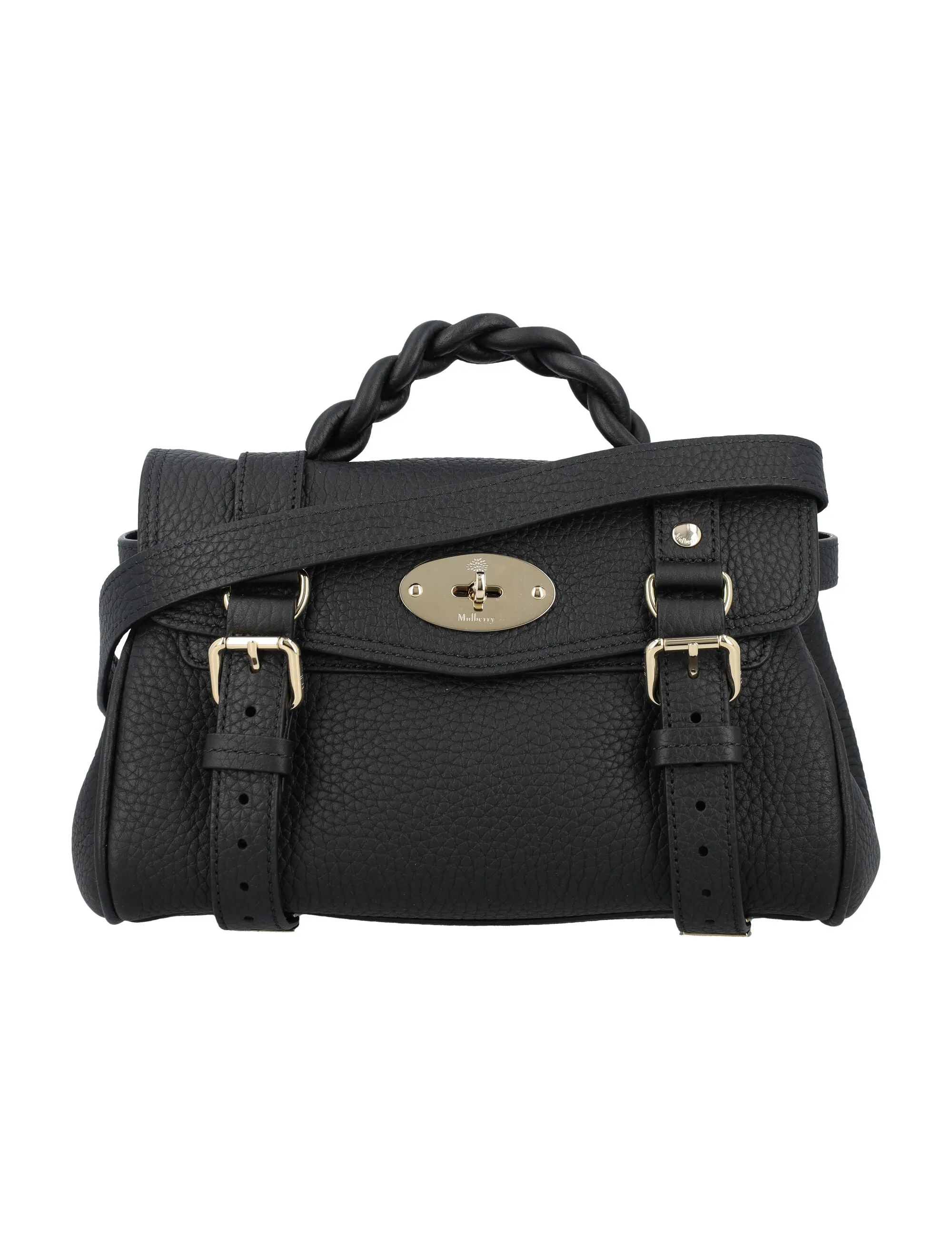 MULBERRY Mini Alexa Leather Shoulder Bag 22cm x 17cm x 10cm