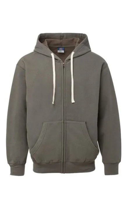 Mv Sport 22132 Vintage Fleece Full-Zip Hooded Sweatshirt