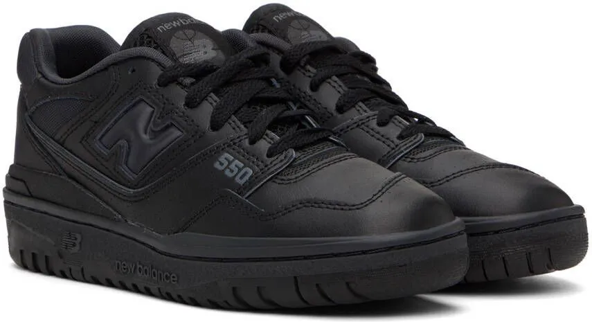 New Balance Black 550 Low-Top Sneakers