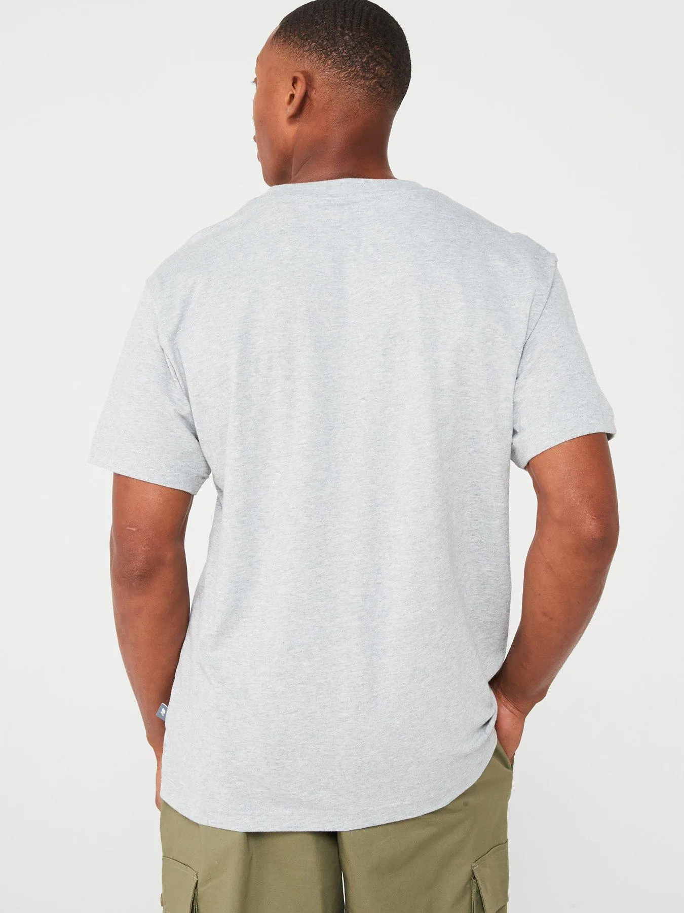 New Balance Mens Ad Relaxed Tee - Grey