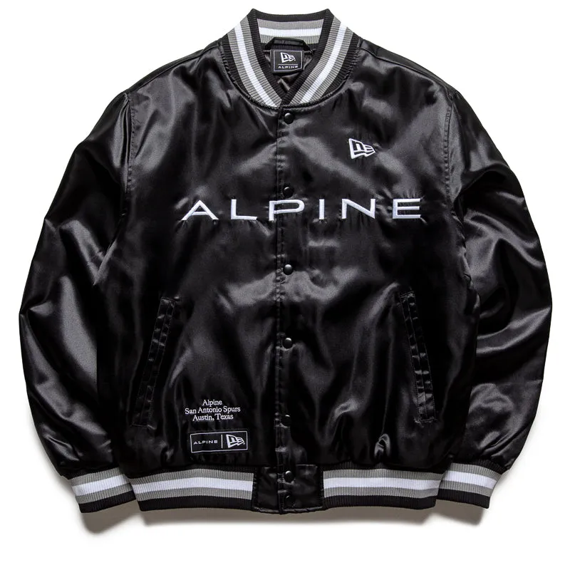 New Era Alpine x San Antonio Spurs Bomber - Black