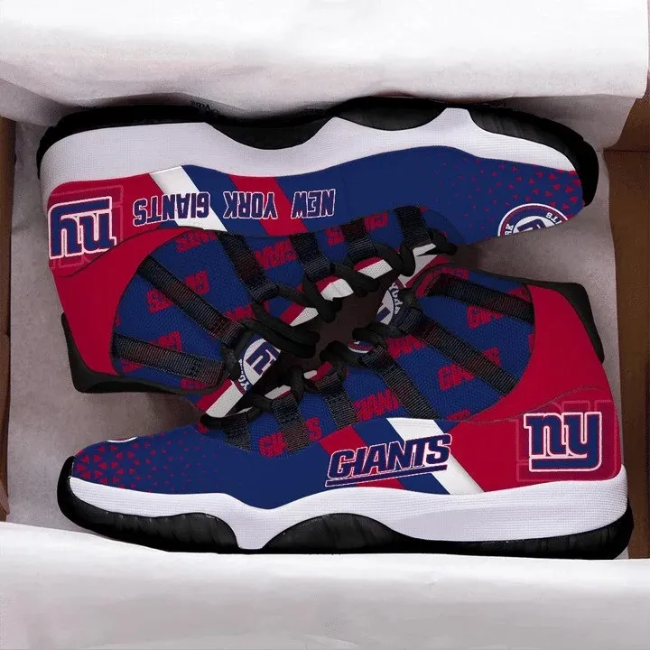 New York Giants Air Jordan 11 Sneakers For Men Women