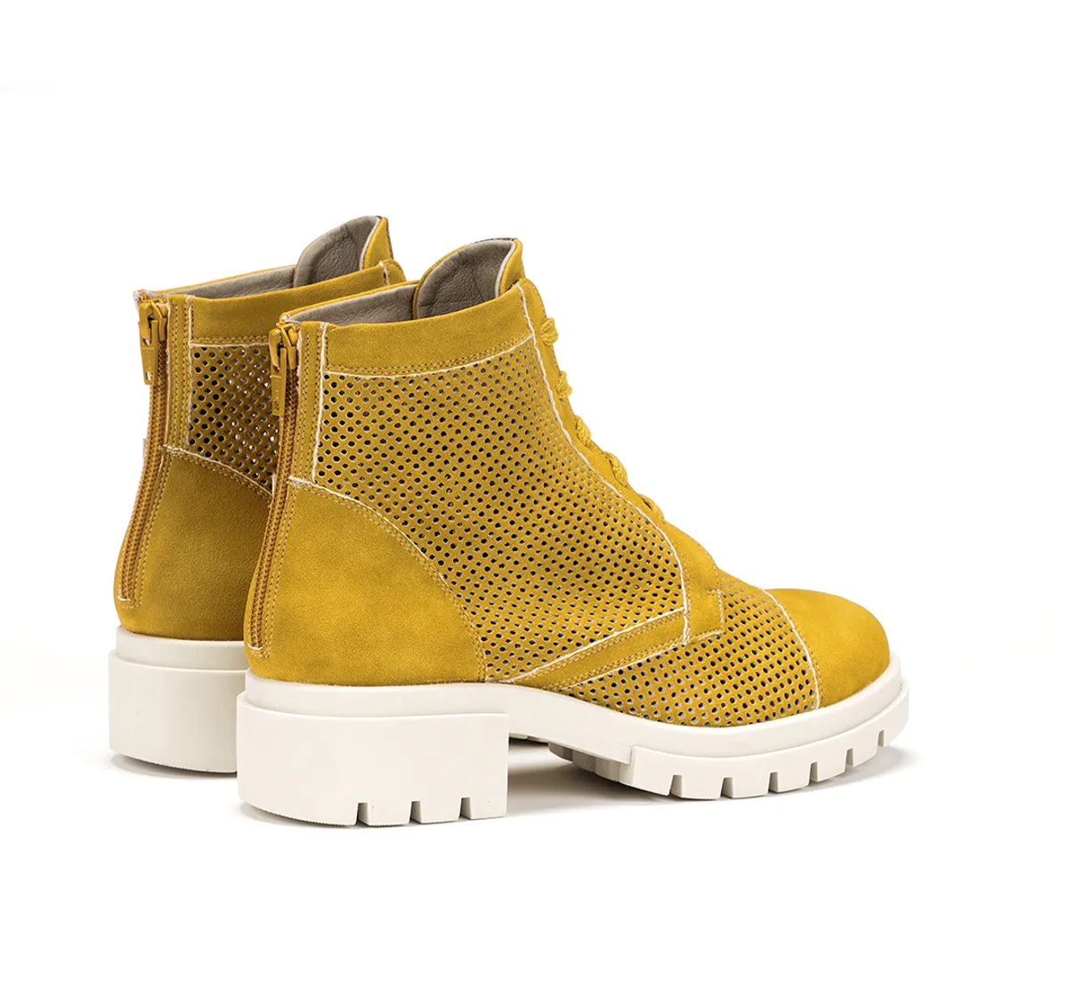 NIDUS D8734 Yellow Ankle Boot