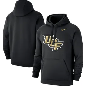 Nike UCF Knights Black Wordmark Logo Club Pullover Hoodie