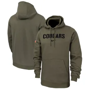 Nike  Washington State Cougars Olive Military Pack Club Fleece Pullover Hoodie