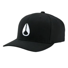 Nixon Deep Down Snapback Hat Black/White