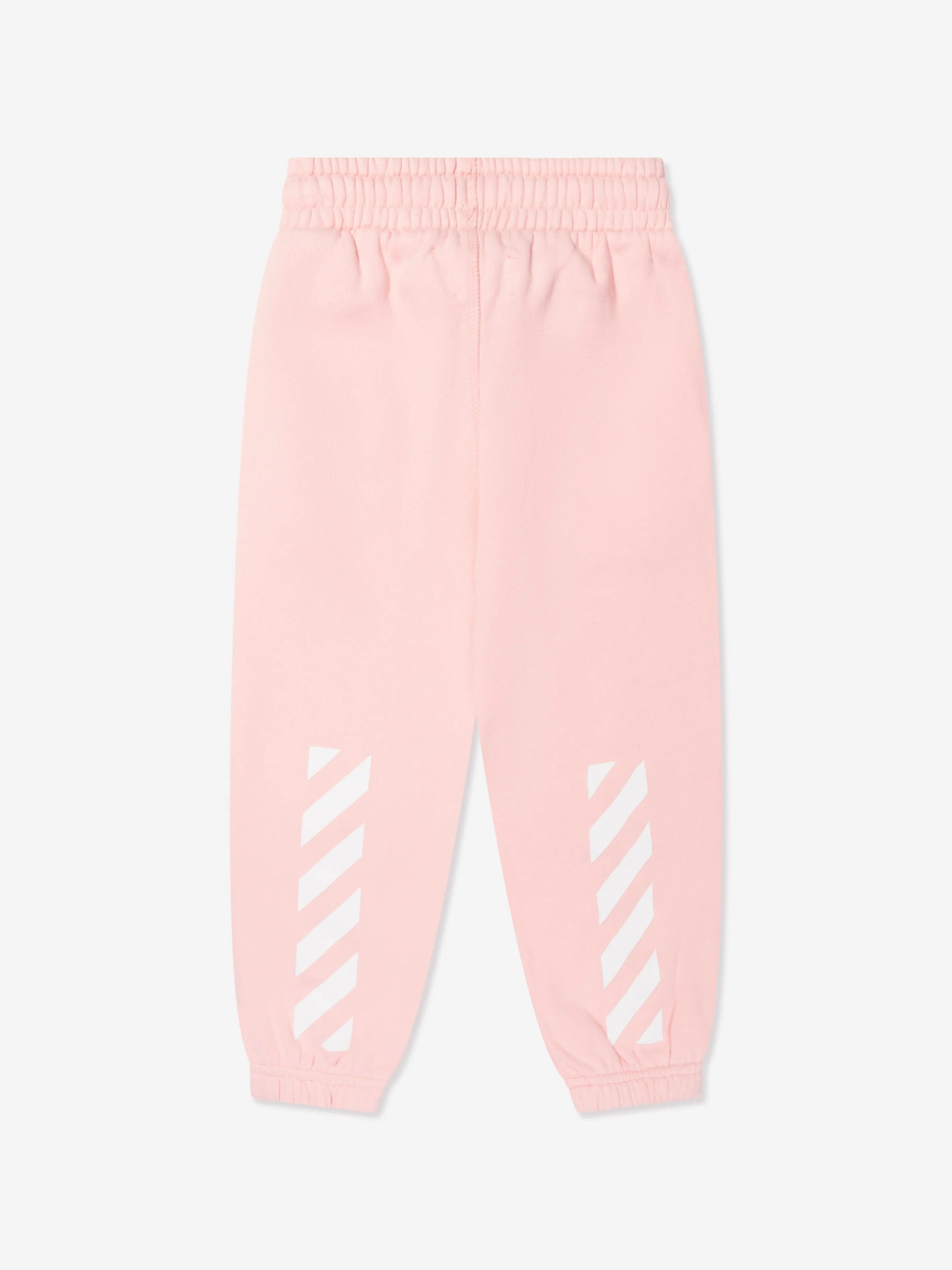 Off-White Girls Bookish Diag Joggers in Pink