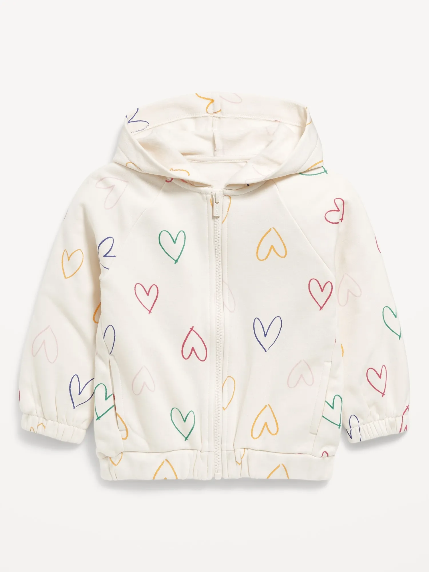 Old Navy Printed Zip Hoodie for Toddler Girls