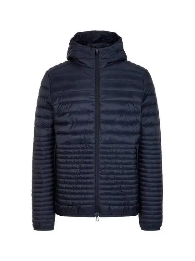 Overseas Station Season Big Chance 8 18 PS High Neck Hooded Ripstop Padded Jacket Dark Navy 270657