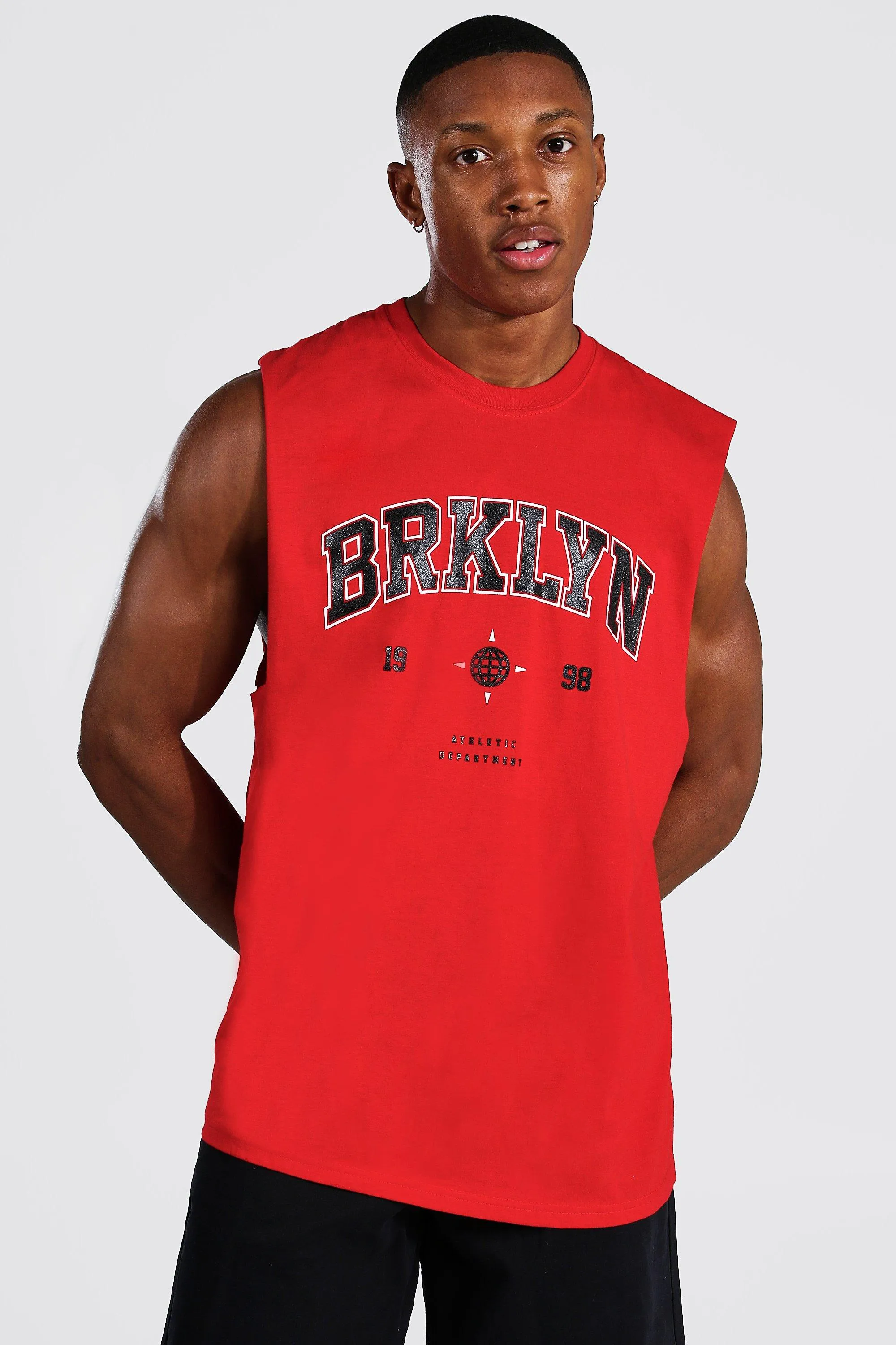 Oversized Brooklyn Print Tank