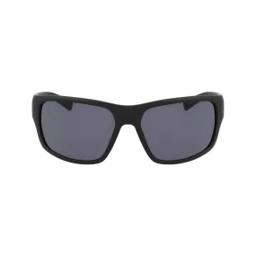 Oversized Retro Wrap Sunglasses - Black