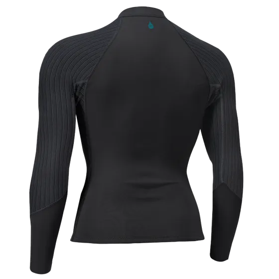 O'Neill Blueprint 2/1.5mm Womens Front Zip Wetsuit Jacket 2022 - Black