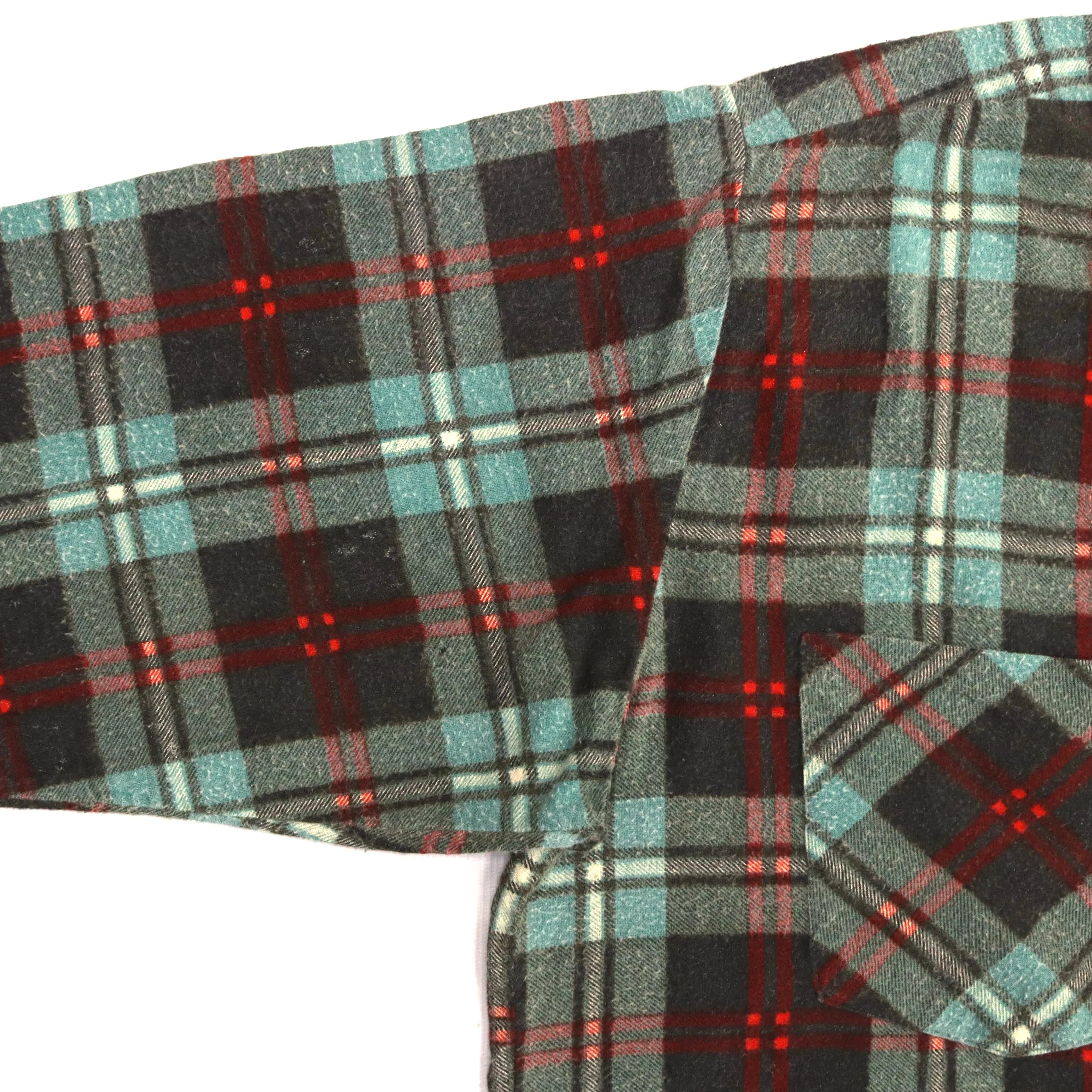Ozark Trail Checkered Flannel Shirt Green Red