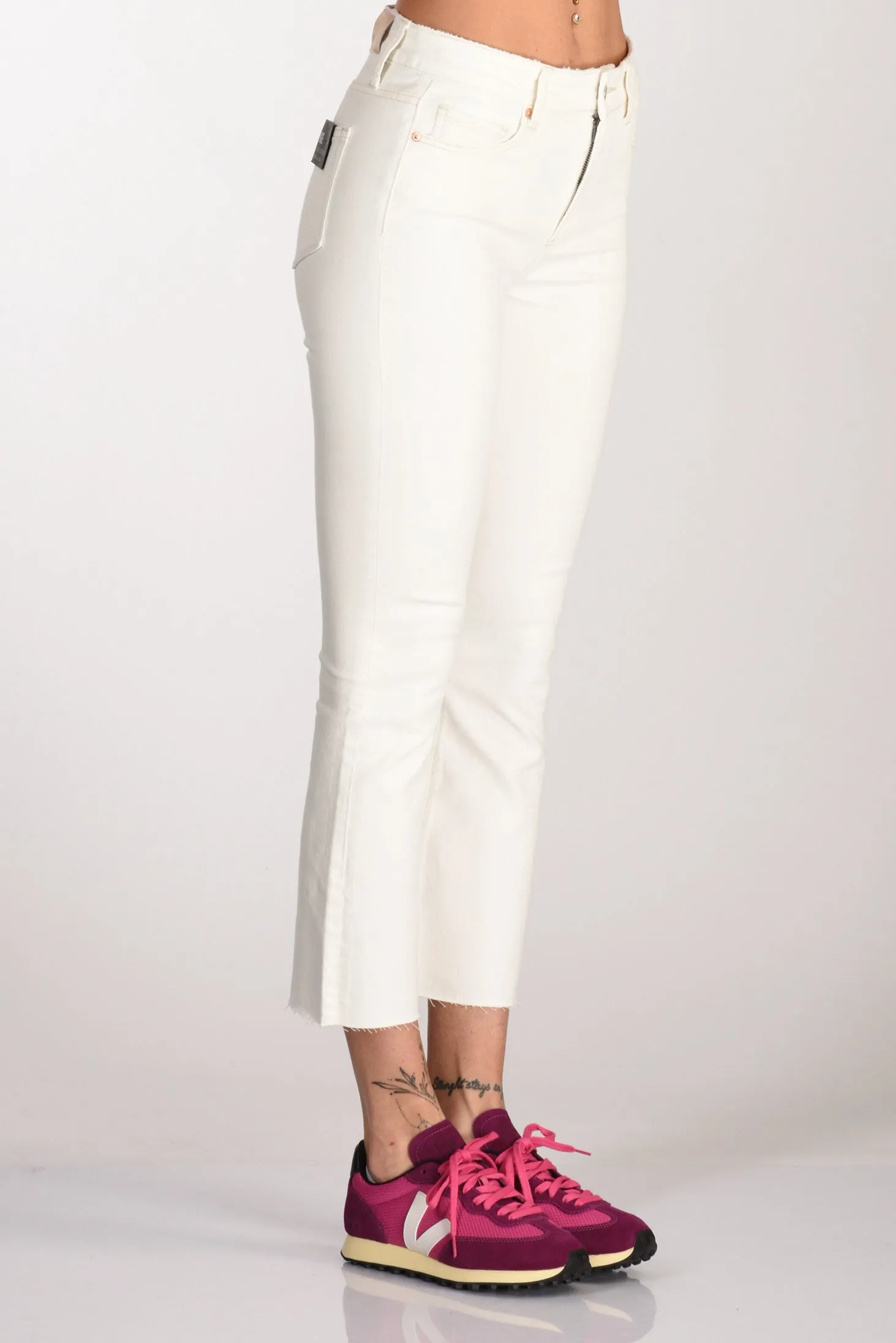 Paige Jeans Bianco Donna