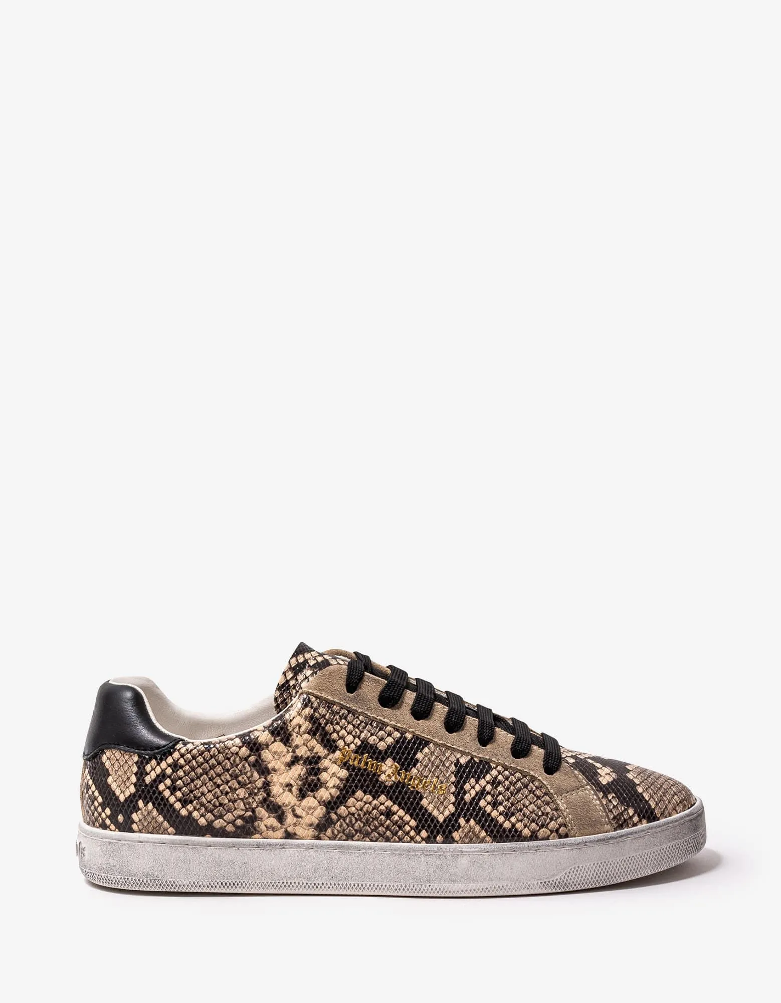 Palm Angels Python Embossed Tennis Trainers