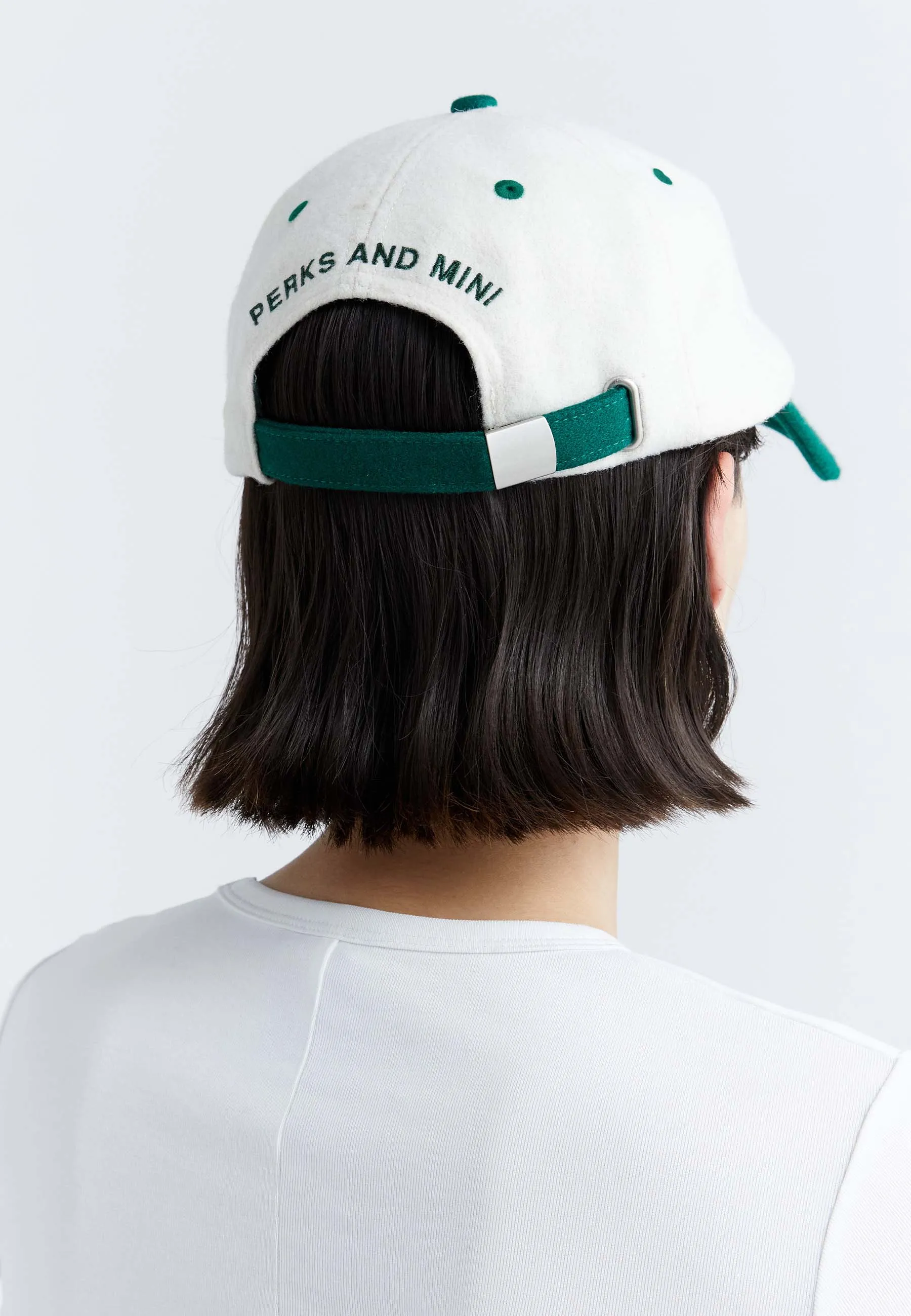 Phantasy Wool Baseball Cap - Forest Green