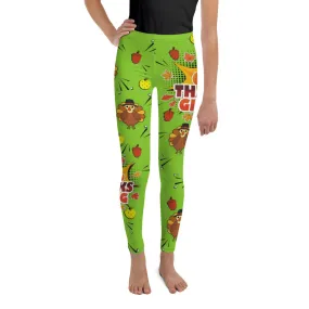 Pop Art Thanksgiving Youth Leggings