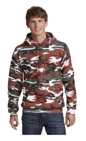 Port & Company PC78HC Core Fleece Camo Pullover Hooded Sweatshirt