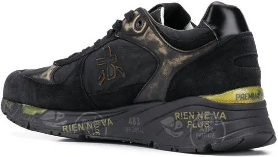 Premiata Mase distressed-effect sneakers Black