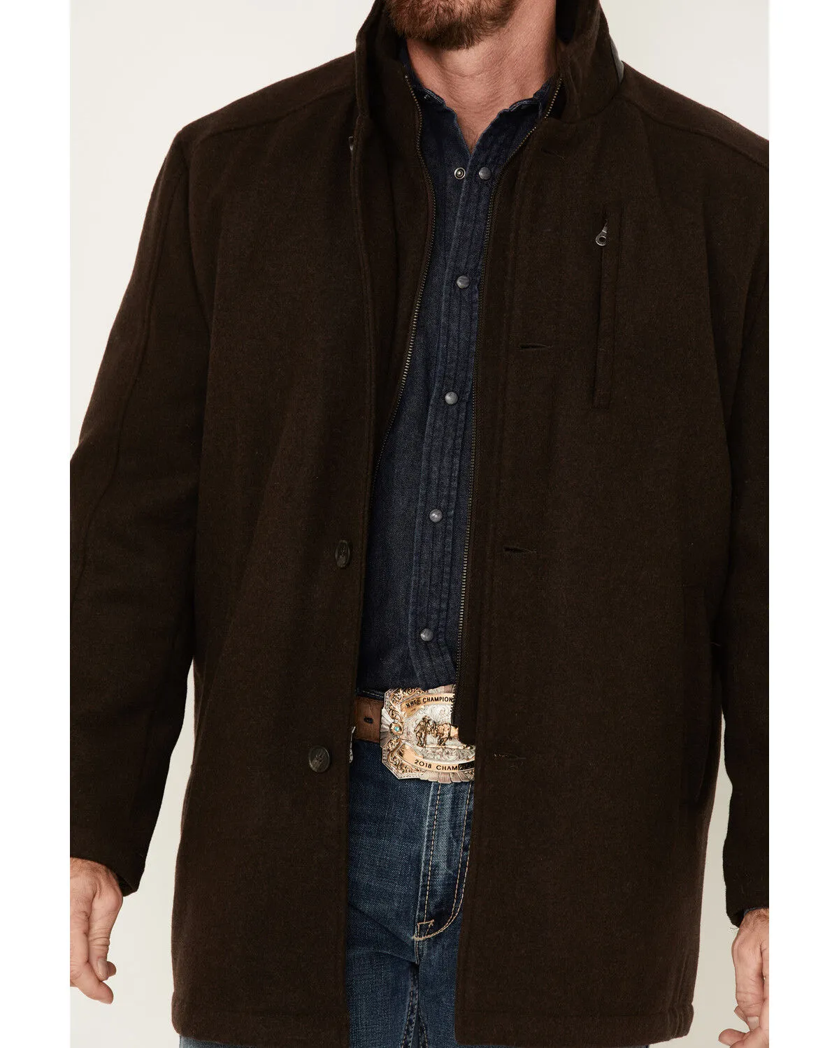 Product Name:  Cripple Creek Men's Faux Leather Trim Jacket