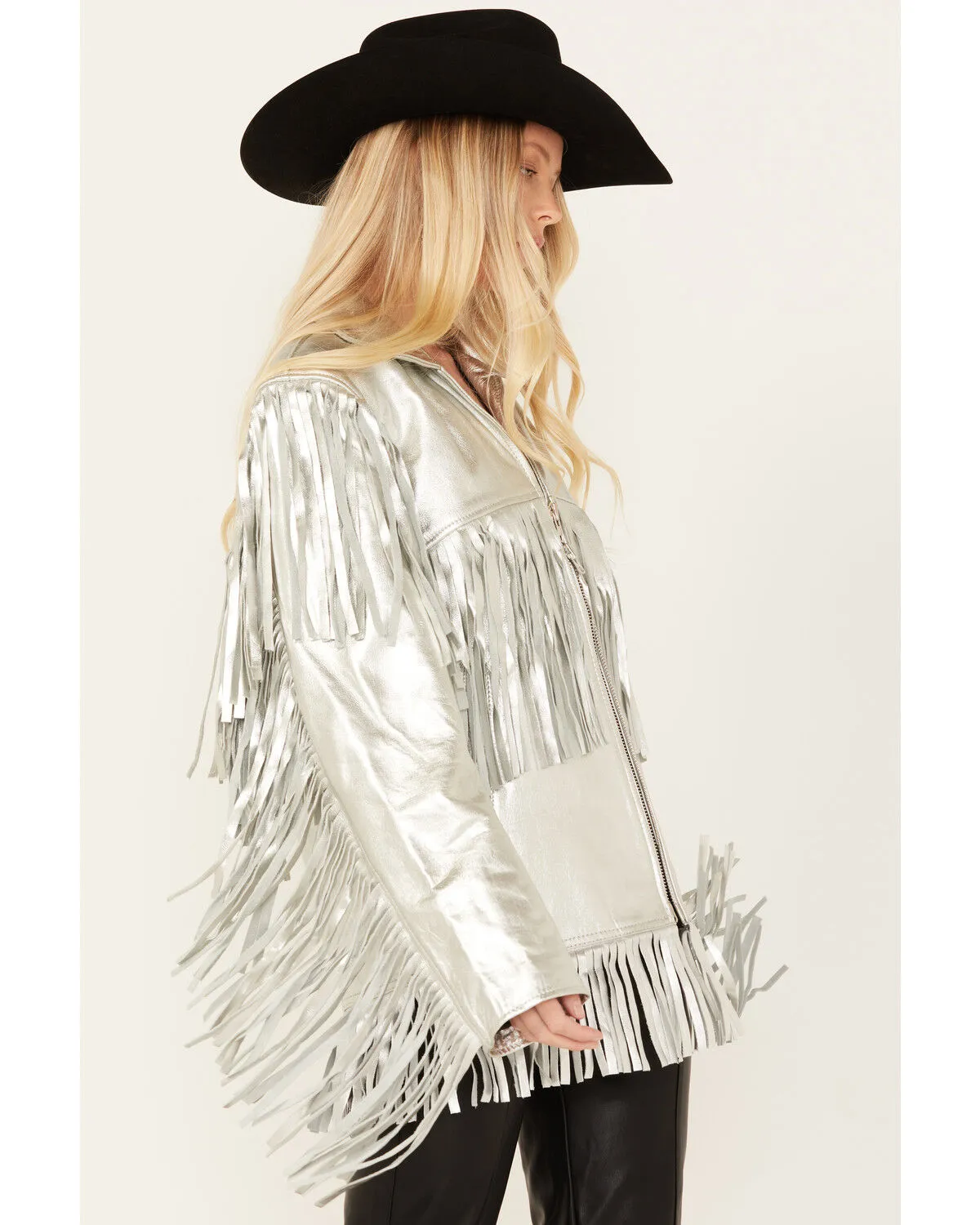 Product Name:  Understated Leather Women's Mystical Fringe Jacket