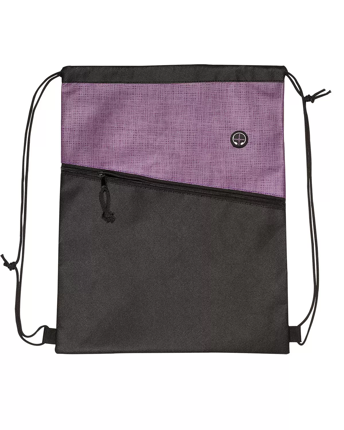 Promo Goods  BG219 Tonal Heathered Non-Woven Drawstring Backpack SKU: BG219