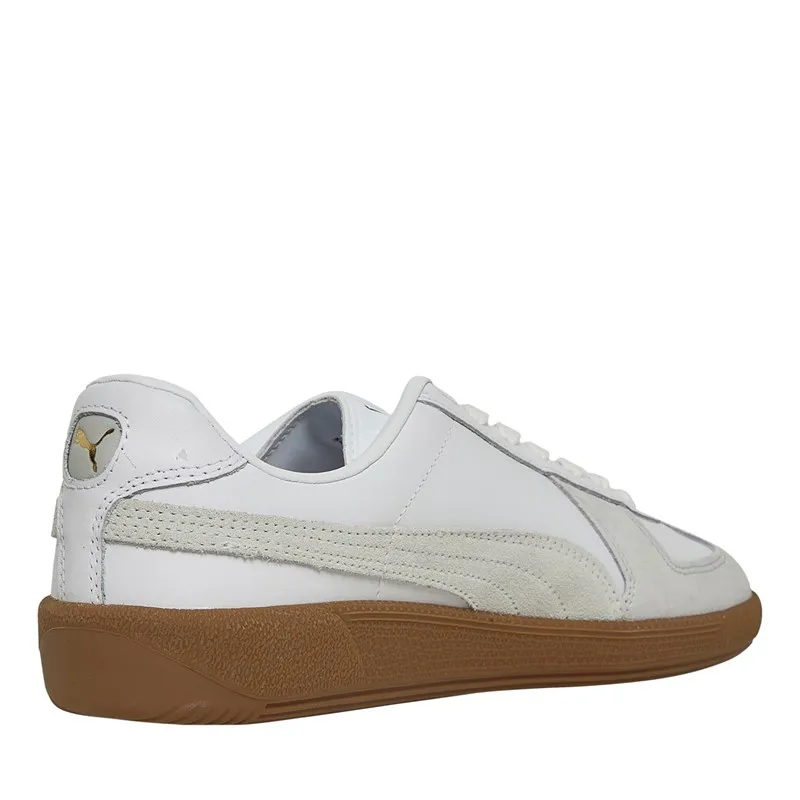 Puma Mens Army Trainers Puma White