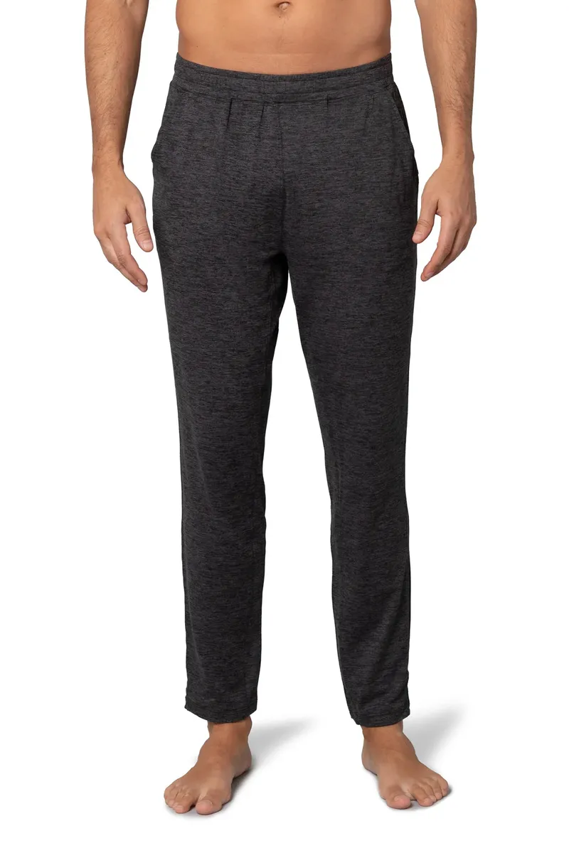 pure & simple Men's Restore Pull On Joggers - Black Heather