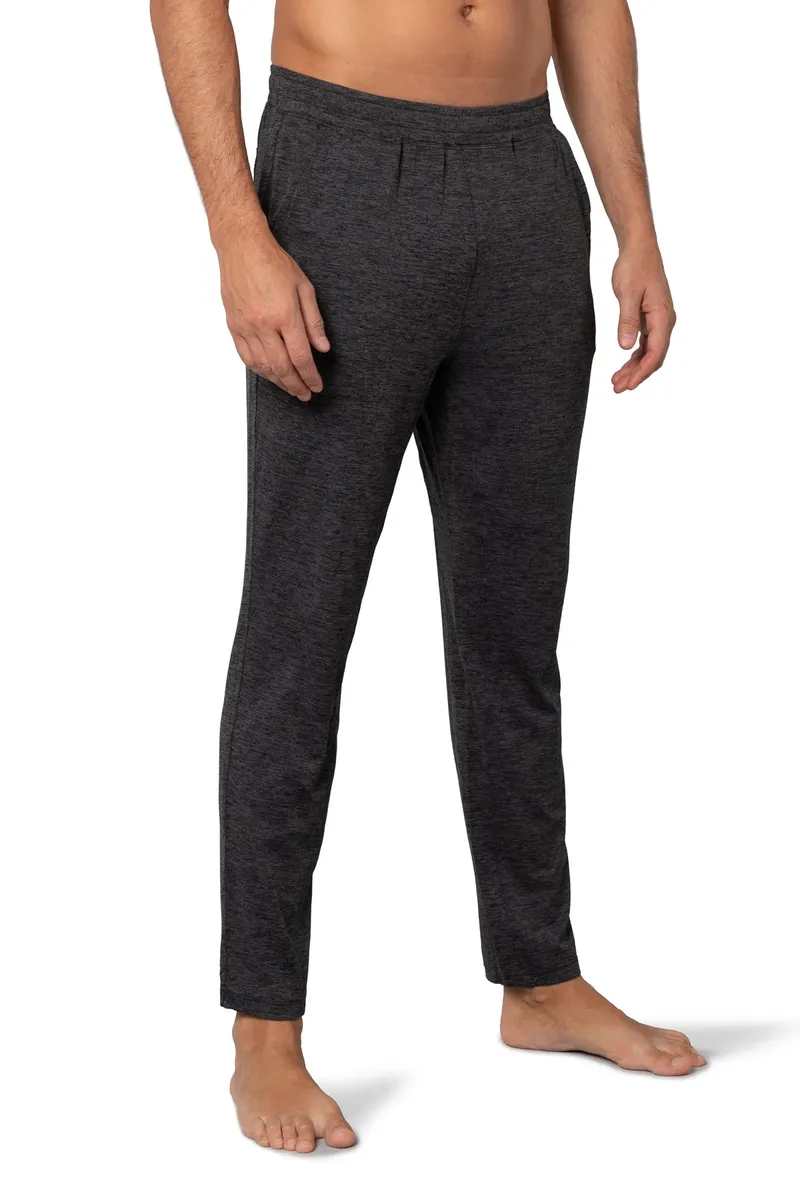 pure & simple Men's Restore Pull On Joggers - Black Heather